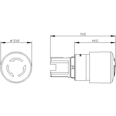 3SU1000-1GB20-0AA0 - EMERGENCY STOP seenenupp, 22 mm, ümmargune, plastist, punane, 30 mm, positiivse lukustusega, vastavalt EN-le. - Siemens - EMERGENCY STOP seenenupp, 22 mm, ümmargune, plastist, punane, 30 mm, positiivse lukustusega, vastavalt EN-le. - Siemens - 1