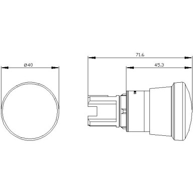 3SU1000-1HA20-0AA0 - EMERGENCY STOP seenenupp, 22 mm, ümmargune, plastist, punane, 40 mm, positiivse lukustusega, vastavalt EN - Siemens - EMERGENCY STOP seenenupp, 22 mm, ümmargune, plastist, punane, 40 mm, positiivse lukustusega, vastavalt EN - Siemens - 0