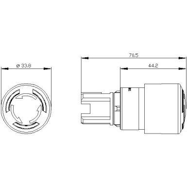 3SU1001-1GB20-0AA0 - EMERGENCY STOP seenenupp, valgustatav, 22 mm, ümmargune, plastik, punane, 30 mm, positiivse sulgemisega - Siemens - EMERGENCY STOP seenenupp, valgustatav, 22 mm, ümmargune, plastik, punane, 30 mm, positiivse sulgemisega - Siemens - 1