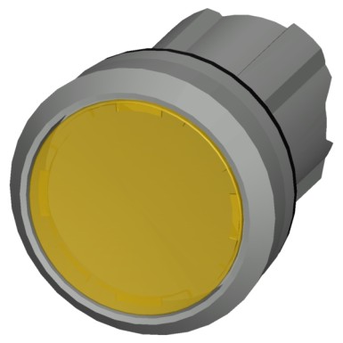 3SU1051-0AB30-0AA0 - Valgustusega surunupp, 22 mm, ümmargune, metall, läikiv, kollane, surunupp, lame, hetkekontakt tüüp - Siemens - Valgustusega surunupp, 22 mm, ümmargune, metall, läikiv, kollane, surunupp, lame, hetkekontakt tüüp - Siemens - 2