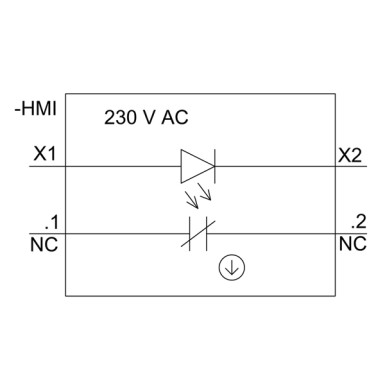 3SU1136-0AB20-1CA0 - Valgustatud surunupp, 22 mm, ümmargune, plastist, metallist esirõngaga, punane, surunupp, lame, momentar - Siemens - Valgustatud surunupp, 22 mm, ümmargune, plastist, metallist esirõngaga, punane, surunupp, lame, momentar - Siemens - 0