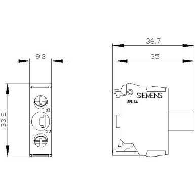 3SU1401-2BB20-1AA0 - LED-moodul integreeritud LED 24 V AC/DC, punane, kruviklemm, põrandale paigaldamiseks, minimaalne tellimus qu - Siemens - LED-moodul integreeritud LED 24 V AC/DC, punane, kruviklemm, põrandale paigaldamiseks, minimaalne tellimus qu - Siemens - 1