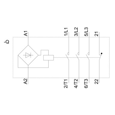 3TG1001-0AC2 - Tugevusreleht, AC-3 8,4 A, 4 kW / 400 V 3 NO+1 NC, 24 V AC, 45...450 Hz 3-pooluseline, kruviklemmiühendus - Siemens - Tugevusreleht, AC-3 8,4 A, 4 kW / 400 V 3 NO+1 NC, 24 V AC, 45...450 Hz 3-pooluseline, kruviklemmiühendus - Siemens - 1