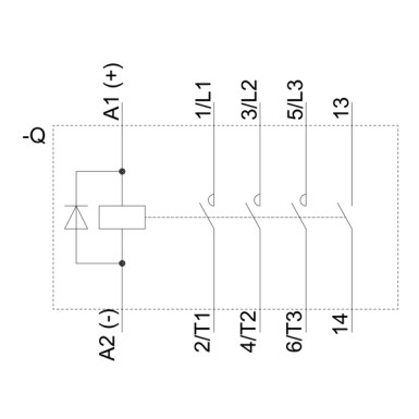 3TG1010-0BB4 - Tugevusreleht, AC-3 8,4 A, 4 kW / 400 V 4 NO, 24 V DC 3-pooluseline, kruviklemm, kruviklemm. - Siemens - Tugevusreleht, AC-3 8,4 A, 4 kW / 400 V 4 NO, 24 V DC 3-pooluseline, kruviklemm, kruviklemm. - Siemens - 2