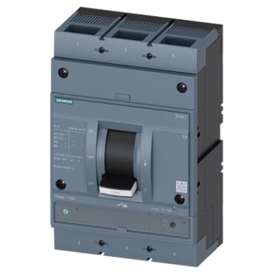 3VA1510-5EF32-0AA0 - 3VA15, In 1000 A, Icu 55 kA / 415 V, ülevoolukaitse TM240 (ATAM), Ir 700 ч 1000 A, Ii (5 ч 10)x In, 3-pooluseline, eesmine ühendus. - OEZ - 3VA15, In 1000 A, Icu 55 kA / 415 V, ülevoolukaitse TM240 (ATAM), Ir 700 ч 1000 A, Ii (5 ч 10)x In, 3-pooluseline, eesmine ühendus. - OEZ - 0