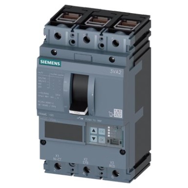 3VA2040-6KQ36-0AA0 - 3VA20, In 40 A, Icu 85 kA / 415 V, ülevooluvabastusega ETU860 (LSIG), Ir 16 ч 40 A, Isd (0,6 ч 10)x In, Ii (1,5 ч 12)x In, Ig (0,4 ч 1)x In, tg 0,05/0,8 s, 3P, klambriklemmid - OEZ - 3VA20, In 40 A, Icu 85 kA / 415 V, ülevooluvabastusega ETU860 (LSIG), Ir 16 ч 40 A, Isd (0,6 ч 10)x In, Ii (1,5 ч 12)x In, Ig (0,4 ч 1)x In, tg 0,05/0,8 s, 3P, klambriklemmid - OEZ - 0