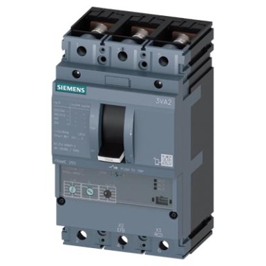 3VA2220-0MN32-0AA0 - 3VA22, In 200 A, Icu 200 kA / 415 V, ülevooluvabastusega ETU350M (LSI), Ir 80 ч 200 A, Isd (3 ч 15)x In, Ii 15x In, 3-pooluseline, eesmine ühendus. - OEZ - 3VA22, In 200 A, Icu 200 kA / 415 V, ülevooluvabastusega ETU350M (LSI), Ir 80 ч 200 A, Isd (3 ч 15)x In, Ii 15x In, 3-pooluseline, eesmine ühendus. - OEZ - 0