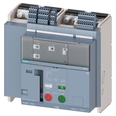 3VA2710-1AB13-0AA0 - 3VA27, without motor operator, fixed design, In 1000 A, Icu 55 kA / 415 V, overcurrent release ETU320 (LI), Ir 400 ÷ 1000 A, Ii (1,5 ÷ 15)x In, 4-pole, front connection, 4x AUX, S24, RTC, PSS - OEZ - 3VA27, without motor operator, fixed design, In 1000 A, Icu 55 kA / 415 V, overcurrent release ETU320 (LI), Ir 400 ÷ 1000 A, Ii (1,5 ÷ 15)x In, 4-pole, front connection, 4x AUX, S24, RTC, PSS - OEZ - 0