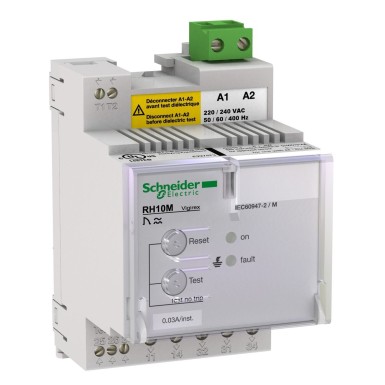 56102 - jääkvoolukaitserelee, VigiPacT RH10M, 100 mA, 12/24 VAC 50/60 Hz, 12/48 VDC, DIN-redelile paigaldamine - Schneider Electric - jääkvoolukaitserelee, VigiPacT RH10M, 100 mA, 12/24 VAC 50/60 Hz, 12/48 VDC, DIN-redelile paigaldamine - Schneider Electric - 0