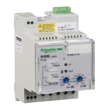 56170 - jääkvoolukaitserelee, VigiPacT RH99M, 30 mA kuni 30 A, 12/24 VAC 50/60 Hz, 12/48 VDC, DIN-tahvlile paigaldatav. - Schneider Electric - jääkvoolukaitserelee, VigiPacT RH99M, 30 mA kuni 30 A, 12/24 VAC 50/60 Hz, 12/48 VDC, DIN-tahvlile paigaldatav. - Schneider Electric - 0