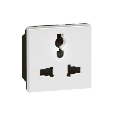 572123 - Legrand - Socket Multistandard 2 Module White , Legrand - Arteor