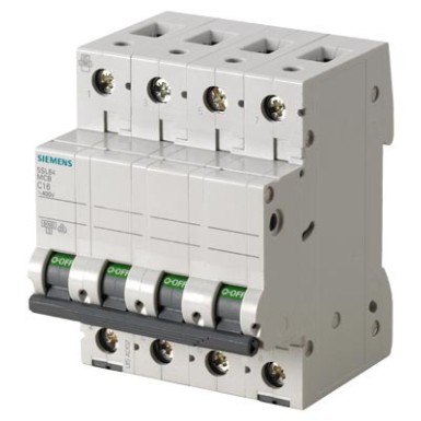 5SL6414-7 - Minikaitselüliti 400 V 6kA, 4-pooluseline, C, 0,3A - Siemens - Minikaitselüliti 400 V 6kA, 4-pooluseline, C, 0,3A - Siemens - 0