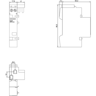 5SM6011-2 - AFDD tuletõkkeplokk, 1-16 A 230 V MCB või RCBO 1+N 1 MW jaoks - Siemens - AFDD tuletõkkeplokk, 1-16 A 230 V MCB või RCBO 1+N 1 MW jaoks - Siemens - 1