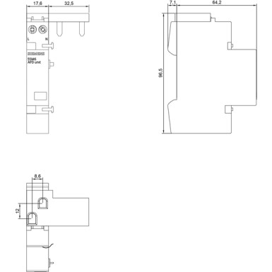 5SM6021-2 - AFDD tuletõkkeplokk, 1-16 A 230 V CB ja RCBO jaoks 1+N 2MW - Siemens - AFDD tuletõkkeplokk, 1-16 A 230 V CB ja RCBO jaoks 1+N 2MW - Siemens - 1