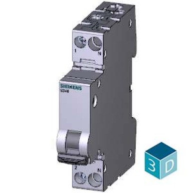 5SV6016-6KK40 - AFDD-MCB-kombineeritud 230V, 6kA, 1+N, B, 40A Compact (1MW) - Siemens - AFDD-MCB-kombineeritud 230V, 6kA, 1+N, B, 40A Compact (1MW) - Siemens - 0