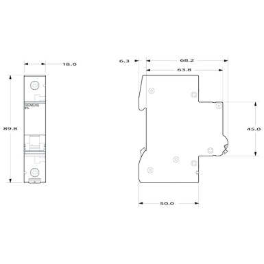 5TL1180-0 - Seiskamislüliti 80A 1-pooluseline - Siemens - Seiskamislüliti 80A 1-pooluseline - Siemens - 1