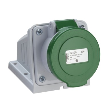 82126 - PratiKa tööstuslik pistikupesa 32 A 3P 20...25 V AC IP44 - Schneider Electric - PratiKa tööstuslik pistikupesa 32 A 3P 20...25 V AC IP44 - Schneider Electric - 0