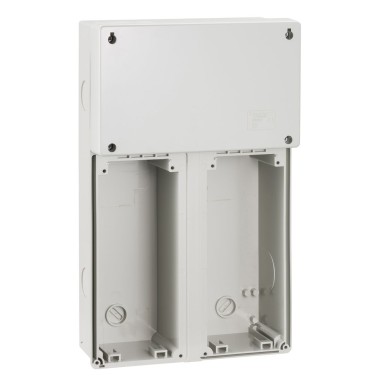 83922 - PratiKa modulaarne alus 2 pistikupesa koos ühenduskarbiga 220x360 - Schneider Electric - PratiKa modulaarne alus 2 pistikupesa koos ühenduskarbiga 220x360 - Schneider Electric - 0