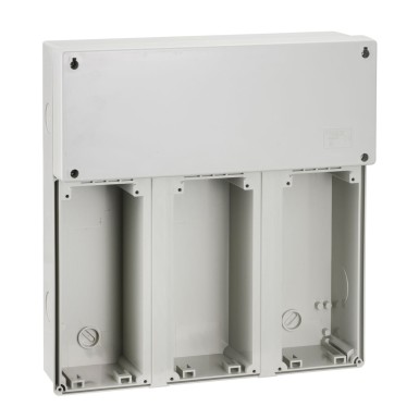 83923 - PratiKa modular base 3 pistikupesa koos ühenduskarbiga 340x360 - Schneider Electric - PratiKa modular base 3 pistikupesa koos ühenduskarbiga 340x360 - Schneider Electric - 0