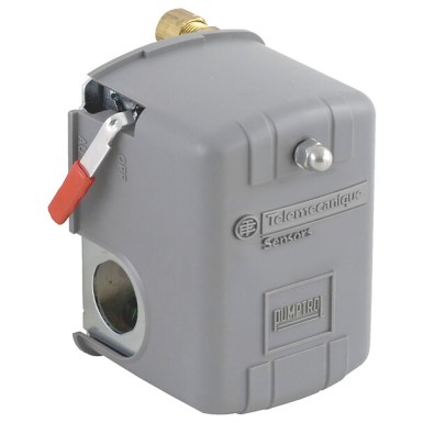 9013FHG32J52M1 - Telemecanique - Pumptrol, air compressor switch 9013FH, fixed differential, Off at 125 PSI, high hp