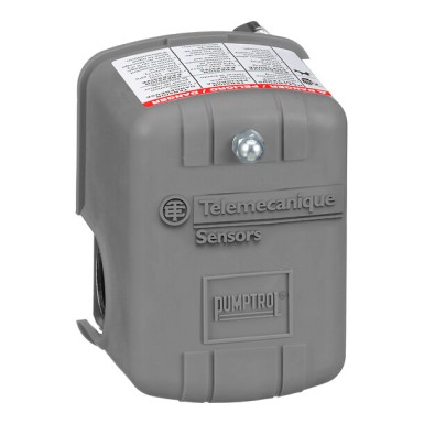 9013FHG52J55X - Telemecanique - Pumptrol, air compressor switch 9013FH, fixed differential, Off at 150 PSI, high hp