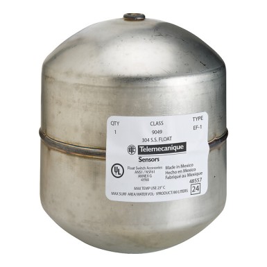 9049EF2 - Float, 9049 - Telemecanique - Float, 9049, switch accessory stainless steel 316 - Telemecanique - 0