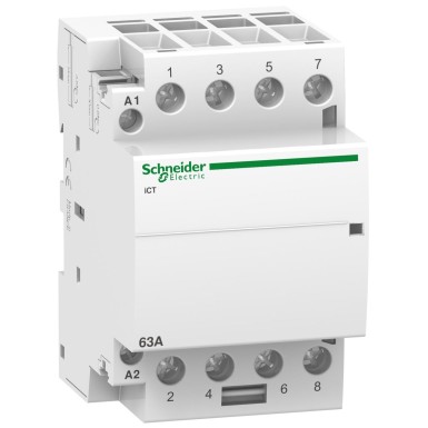 A9C20164 - Acti9, iCT kontaktor 63A 4NO 24VAC 50Hz - Schneider Electric - Acti9, iCT kontaktor 63A 4NO 24VAC 50Hz - Schneider Electric - 0