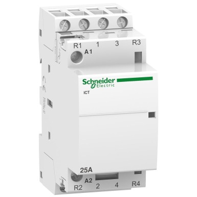 A9C20838 - Acti9, iCT kontaktor 25A 1NO 230...240VAC 50Hz - Schneider Electric - Acti9, iCT kontaktor 25A 1NO 230...240VAC 50Hz - Schneider Electric - 0