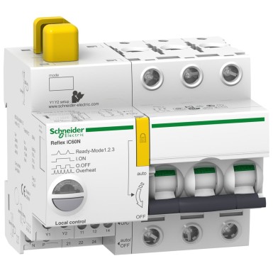 A9C61316 - Reflex iC60N Ti24 16 A 3P kõver B integreeritud juhtimiskontroller MCB - Schneider Electric - Reflex iC60N Ti24 16 A 3P kõver B integreeritud juhtimiskontroller MCB - Schneider Electric - 0