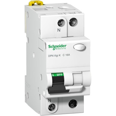 A9D22616 - Schneider Electric - ACTI 9 DPN VIGI K 1PPN 16A B 30MA 6000A