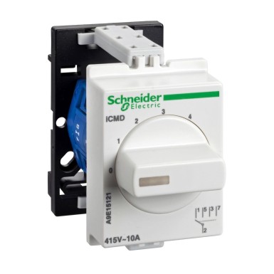 A9E15121 - Acti9, iCMD 4-astmeline pöördlüliti 10A 415VAC - Schneider Electric - Acti9, iCMD 4-astmeline pöördlüliti 10A 415VAC - Schneider Electric - 0