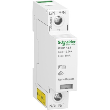 A9L16182 - Mooduliline liigpingekaitse, Acti9 iPRD1 12.5r , 1 P, 230 V, kaugsiirdega - Schneider Electric - Mooduliline liigpingekaitse, Acti9 iPRD1 12.5r , 1 P, 230 V, kaugsiirdega - Schneider Electric - 0