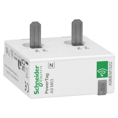 A9MEM1522 - Energiaandur, PowerTag Monoconnect 63A 1P+N alumine asend, PowerTag Monoconnect 63A 1P+N - Schneider Electric - Energiaandur, PowerTag Monoconnect 63A 1P+N alumine asend, PowerTag Monoconnect 63A 1P+N - Schneider Electric - 0