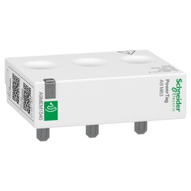 A9MEM1540 - Energiaandur, PowerTag Monoconnect 63A 3P ülemine ja alumine asend - Schneider Electric - Energiaandur, PowerTag Monoconnect 63A 3P ülemine ja alumine asend - Schneider Electric - 0