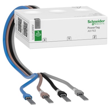 A9MEM1570 - Energiaandur, PowerTag Flex 63A 3P+N ülemine ja alumine asend - Schneider Electric - Energiaandur, PowerTag Flex 63A 3P+N ülemine ja alumine asend - Schneider Electric - 0