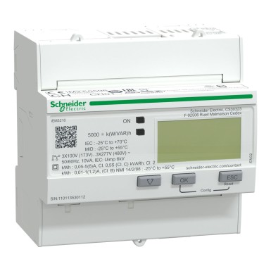 A9MEM3210 - Acti9 iEM - tri-energiamõõtja - TI - impulsid - MID - Schneider Electric - Acti9 iEM - tri-energiamõõtja - TI - impulsid - MID - Schneider Electric - 0