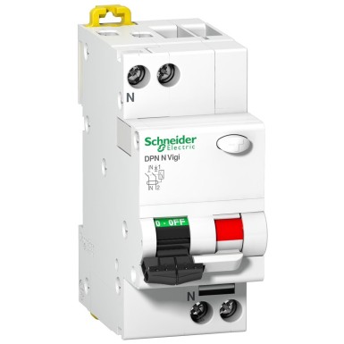 A9N19775 - Acti9 DPN N Vigi RCBO 1P+N 20A C-kõver 6000A 30mA tüüp A - Schneider Electric - Acti9 DPN N Vigi RCBO 1P+N 20A C-kõver 6000A 30mA tüüp A - Schneider Electric - 0