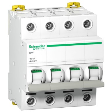 A9S65440 - Acti9, iSW lüliti-eraldaja 4P 40A 415VAC - Schneider Electric - Acti9, iSW lüliti-eraldaja 4P 40A 415VAC - Schneider Electric - 0