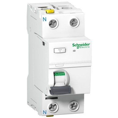 A9Z22240 - Jääkvoolukaitselüliti (RCCB), Acti9 iID, 2P, 40A, A-tüüpi, 100mA, topeltklemmiühendus - Schneider Electric - Jääkvoolukaitselüliti (RCCB), Acti9 iID, 2P, 40A, A-tüüpi, 100mA, topeltklemmiühendus - Schneider Electric - 0