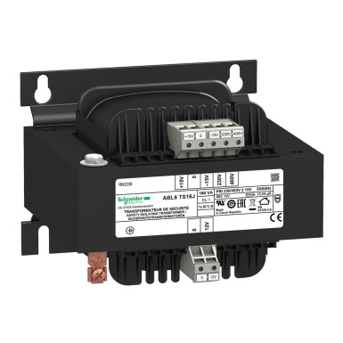 ABL6TS16J - Pingtrafo 230..400 V 1 x 12 V 160 VA - Schneider Electric - Pingtrafo 230..400 V 1 x 12 V 160 VA - Schneider Electric - 0