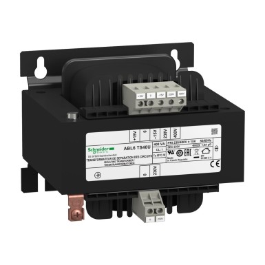 ABL6TS40U - Phaseo - pingetrafo - 230..400V - 1x230V - 400VA - Schneider Electric - Phaseo - pingetrafo - 230..400V - 1x230V - 400VA - Schneider Electric - 0