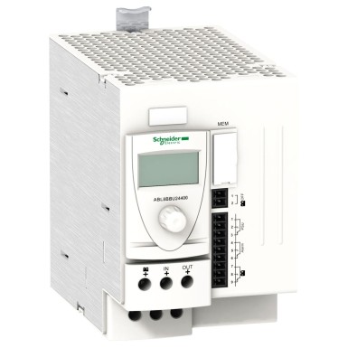 ABL8BBU24400 - Akujuhtimismoodul 24..28,8 V DC 24 V 40 A reguleeritud SMPSi jaoks - Schneider Electric - Akujuhtimismoodul 24..28,8 V DC 24 V 40 A reguleeritud SMPSi jaoks - Schneider Electric - 0