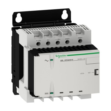 ABL8FEQ24010 - Phaseo - filtreeritud ja ühtlastatud toiteallikas - ühe-/kahefaasiline - 400Vac - 24V - 1A - Schneider Electric - Phaseo - filtreeritud ja ühtlastatud toiteallikas - ühe-/kahefaasiline - 400Vac - 24V - 1A - Schneider Electric - 0