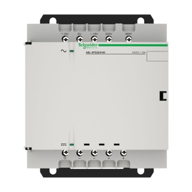 ABL8FEQ24100 - Phaseo - filtreeritud ja rektifitseeritud toiteallikas - ühe-/kahefaasiline - 400Vac - 24V - 10A - Schneider Electric - Phaseo - filtreeritud ja rektifitseeritud toiteallikas - ühe-/kahefaasiline - 400Vac - 24V - 10A - Schneider Electric - 9