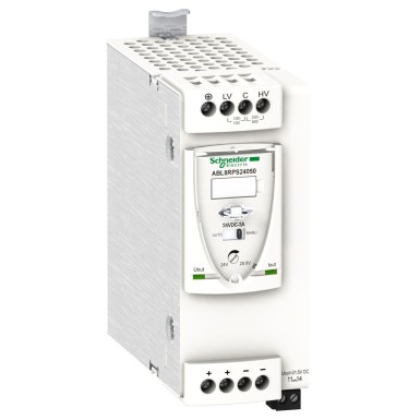 ABL8RPS24050 - Phaseo ABL8 - lülitatav toiteallikas - 5A - 200 kuni 500V ühe-/kahefaasiline - 24Vdc - Schneider Electric - Phaseo ABL8 - lülitatav toiteallikas - 5A - 200 kuni 500V ühe-/kahefaasiline - 24Vdc - Schneider Electric - 0