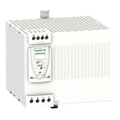 ABL8WPS24400 - Reguleeritud lülitusvooluallikas, 3-faasiline, 380..500 V, 24 V, 40 A - Schneider Electric - Reguleeritud lülitusvooluallikas, 3-faasiline, 380..500 V, 24 V, 40 A - Schneider Electric - 0