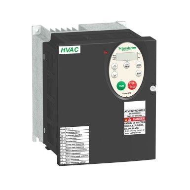 ATV212HU30M3X - Muutuva kiirusega ajam ATV212 3kW 240V 3ph wo EMC IP21 - Schneider Electric - Muutuva kiirusega ajam ATV212 3kW 240V 3ph wo EMC IP21 - Schneider Electric - 0