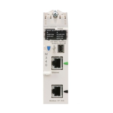 BMXP342020H - Protsessormoodul, Modicon M340 automaatika platvorm, max 1024 diskreetset + 256 analoogi I/O, Modbus, Ethe - Schneider Electric - Protsessormoodul, Modicon M340 automaatika platvorm, max 1024 diskreetset + 256 analoogi I/O, Modbus, Ethe - Schneider Electric - 2