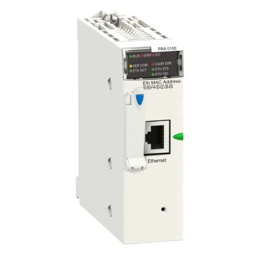 BMXPRA0100 - Perifeerne kaug-IO adapteri moodul, Modicon X80, max 1024 diskreetset + 256 analoogi I/O, Ethernet - Schneider Electric - Perifeerne kaug-IO adapteri moodul, Modicon X80, max 1024 diskreetset + 256 analoogi I/O, Ethernet - Schneider Electric - 0