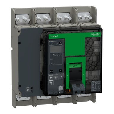 C063H35AFM - Circuit breaker, ComPacT NS630bH, 70kA at 415VAC, 3P, fixed, manually operated, MicroLogic 5.0A control unit, 630A - Schneider Electric - Circuit breaker, ComPacT NS630bH, 70kA at 415VAC, 3P, fixed, manually operated, MicroLogic 5.0A control unit, 630A - Schneider Electric - 0